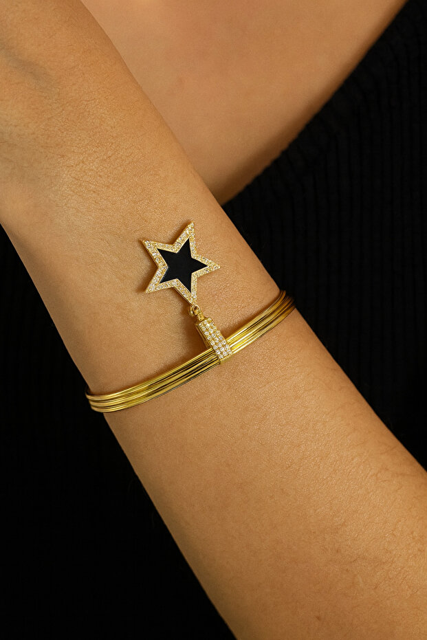 aksesuar charmlı celik ajda bilezik - 1