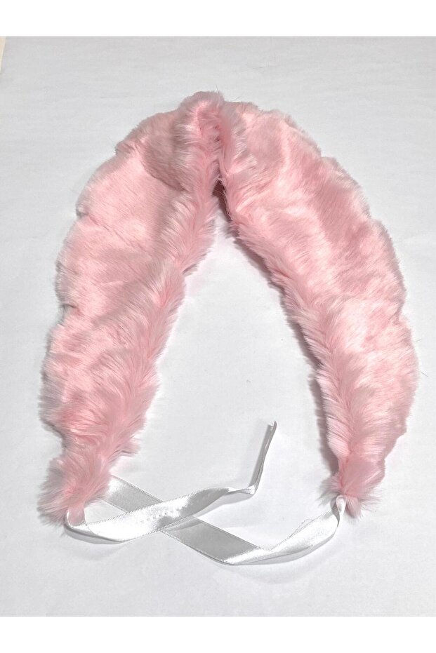 Fur Collar / Collar with Fur Tie / Detachable Collar