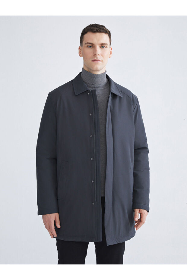 New Season Standard Fit Shirt Collar Men's Coat
