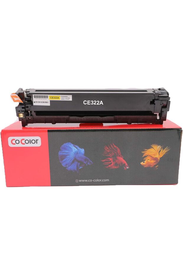 حبر الطابعة الأصفر 128A CE322A متوافق مع HP CM1415 وCP1525