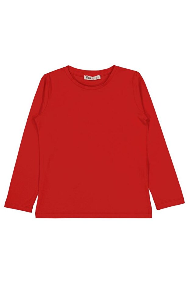 Basic 6-9 Years Old Sweatshirt - Red 6-7 Years Old