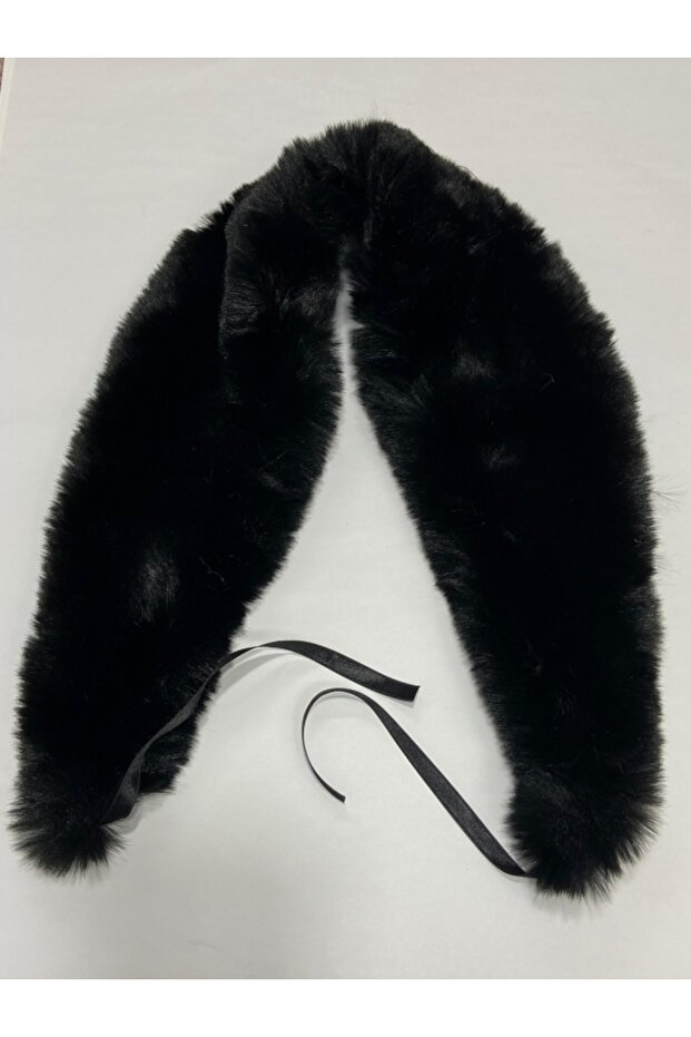 Fur Collar / Collar with Fur Tie / Detachable Collar