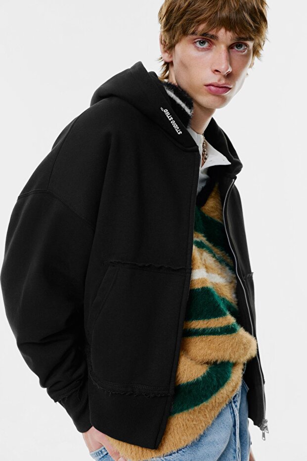 STWD Studio fermuarlı kapüşonlu sweatshirt - 2