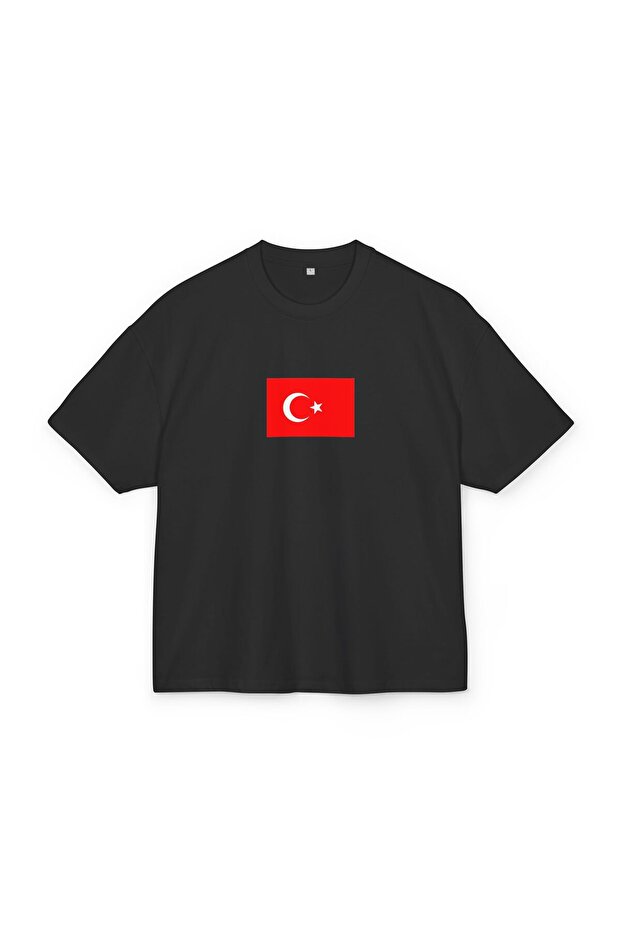 October 29Th Republic Day Themed Oversized Unisex Adult T-Shirt – Flag Motif Printed
