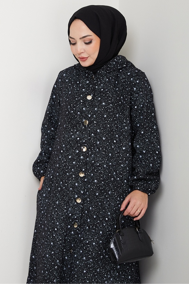 Buttoned Cap 1631 - Gray - 6