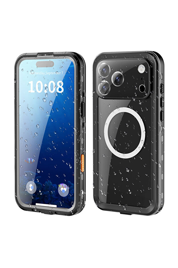 iPhone 17 Pro Max Waterproof IP68 Case, black - 1