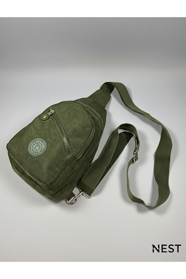 Polo Star Adjustable Casual Green Waist Bag, Shoulder Bag