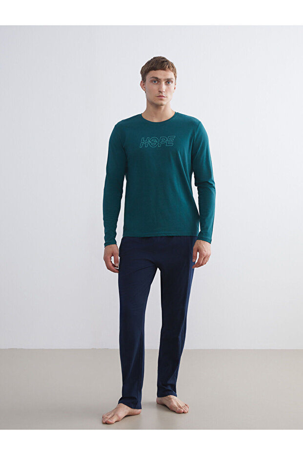 Standart Kalıp Erkek Pijama - 1