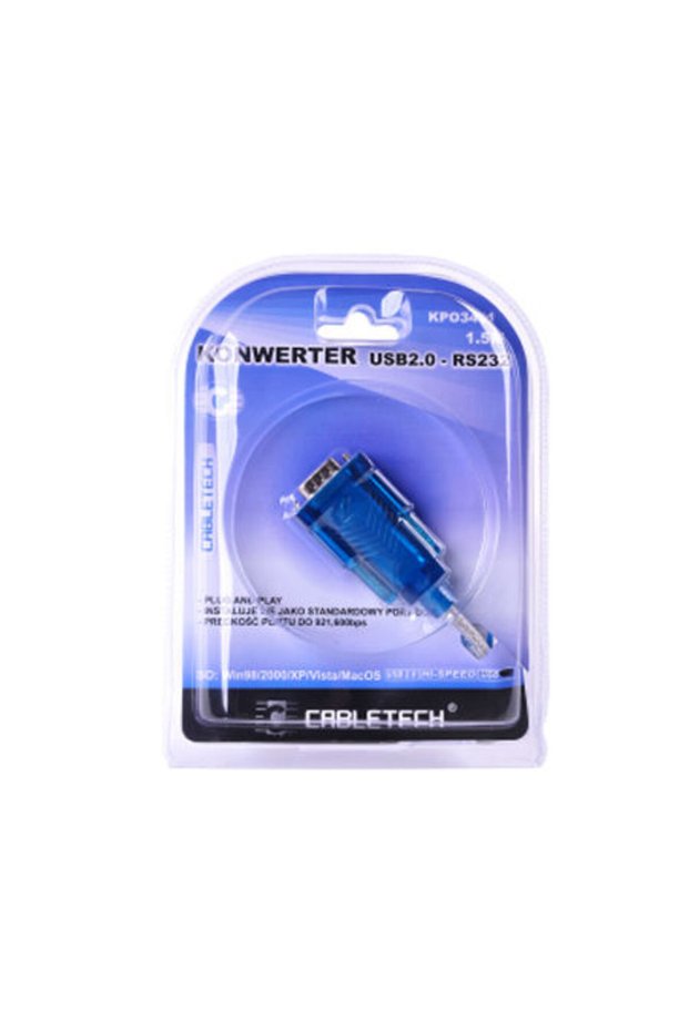 USB 2.0 to RS232 Converter Cable - 1.5m