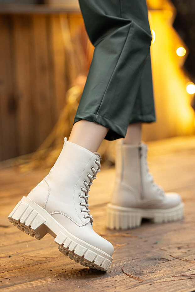 Dámské kozačky z kožešiny odolné proti vodě a chladu - 4