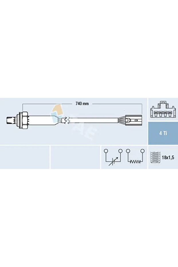 Lambda sensor Volvo S40 1/V40 - 1