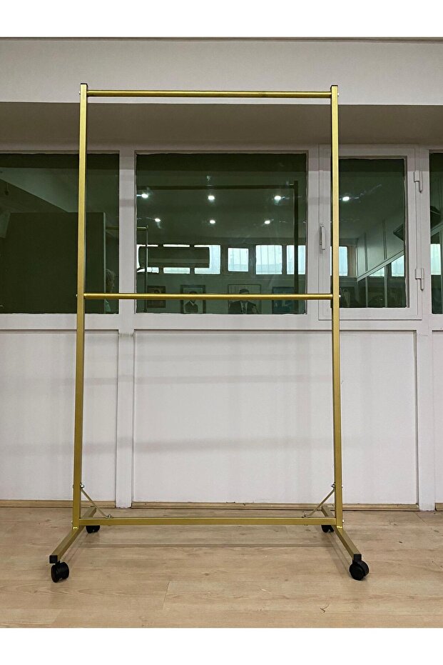 Çift Katlı Sabit Askılık Stant Gold - 1