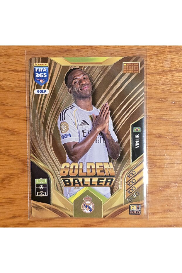 2026 Vini Jr Golden Baller Game Card - Gol9