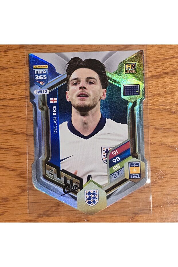 2026 Declan Rice Elite Cut Game Card - Jwl13