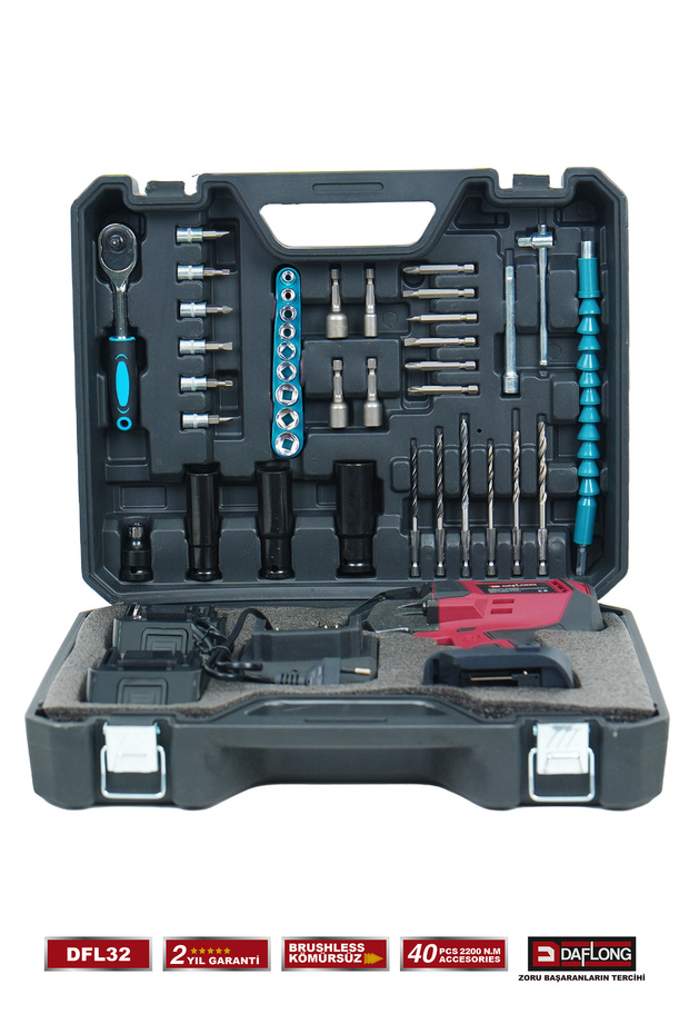 PRO DİJİTAL EKRANLI DİJİTAL AYARLANABİLİR DEVİRLİ 2200 TORK SOMUN SIKMA MAKİNA DFL-32 - 5