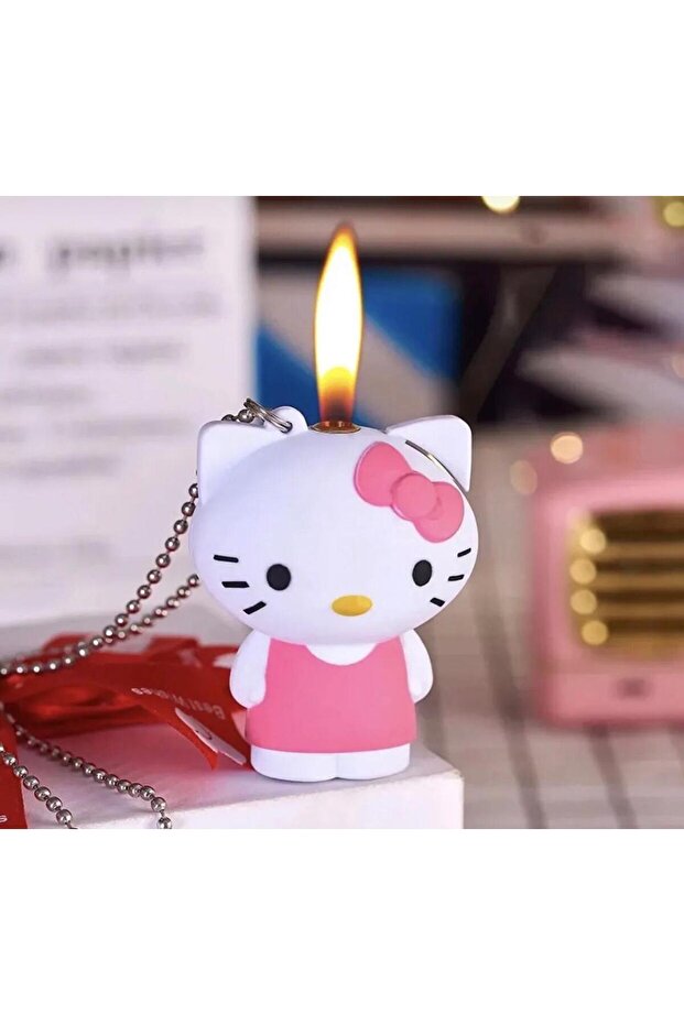 Hello Kıtty Çakmak Anahtarlıklı Gazlı Çakmak - 2