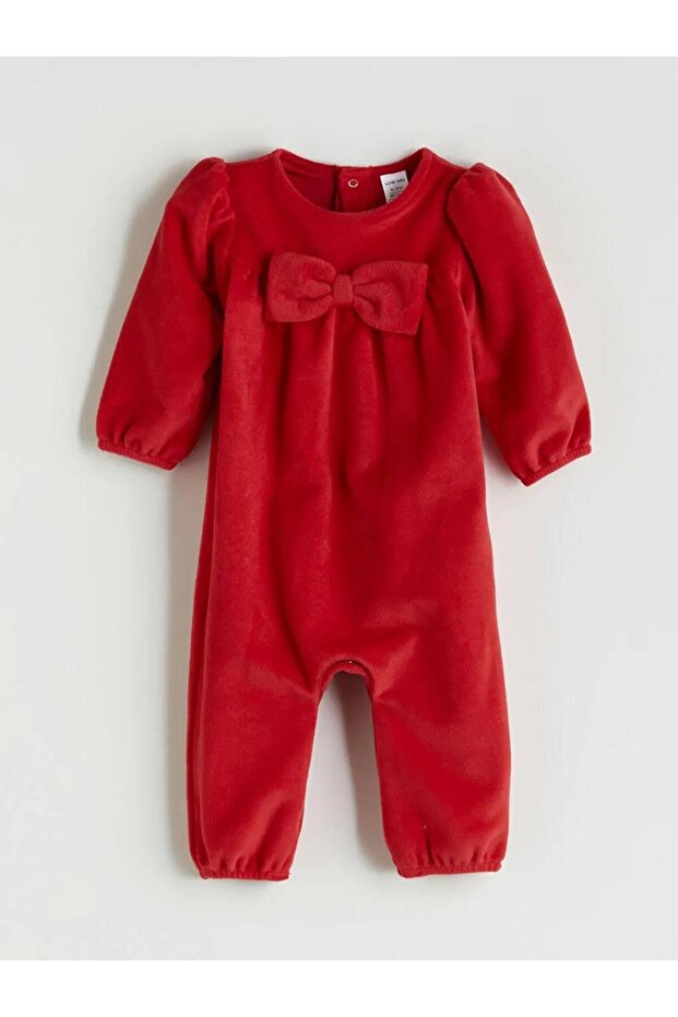 Baby Girl Romper with Bow Detail (W5)