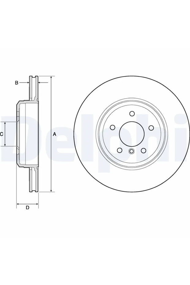 Спирачен диск BMW 5/6 - 1