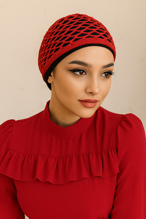 Hijab Hat/Hijab Crochet Knit/Crochet Hat/Crochet Knit Hat/Gift
