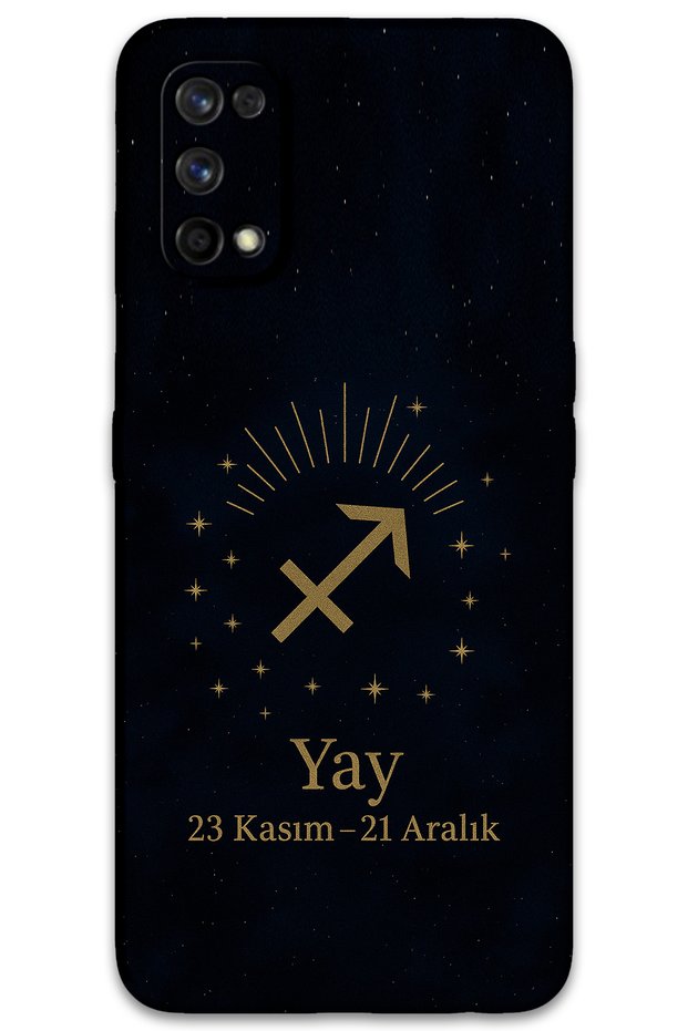 حافظة هاتف بنمط برج القوس متوافقة مع هاتف Realme 7 Pro + واقي شاشة - 5776