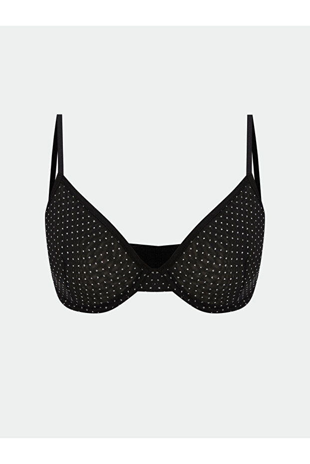 New Season Underwire Unpadded Polka Dot T-Shirt Bra