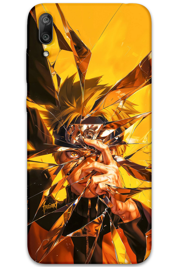 Huawei Y7 Prime 2019 Compatible Anime Patterned Phone Case + Screen Protector - 5873