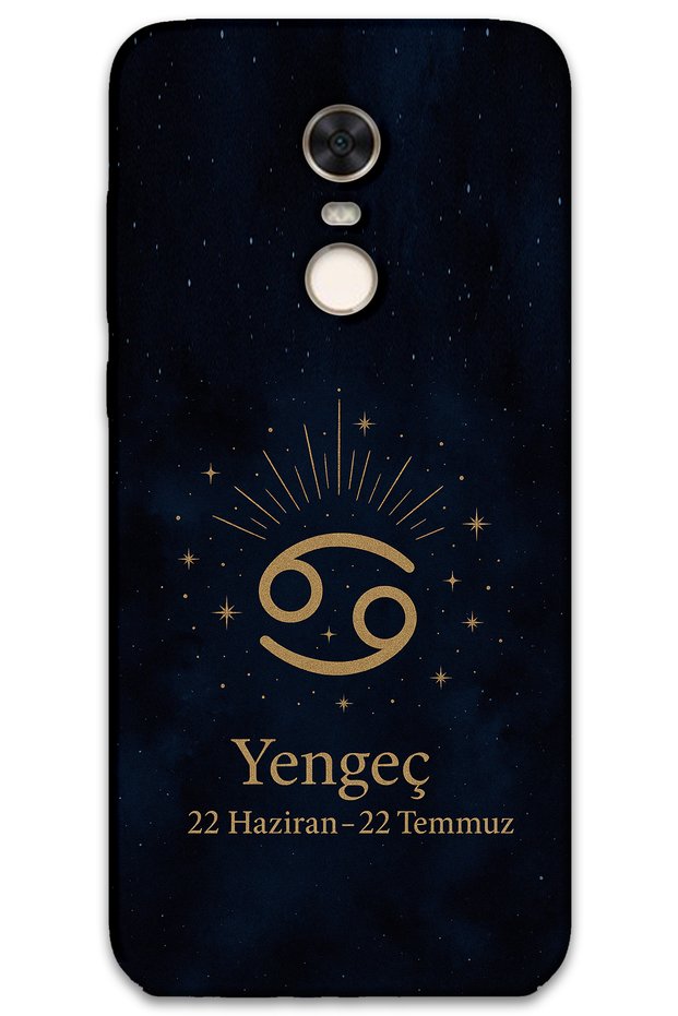 Xiaomi Redmi 5 Plus Compatible Cancer Zodiac Pattern Phone Case + Screen Protector - 5771