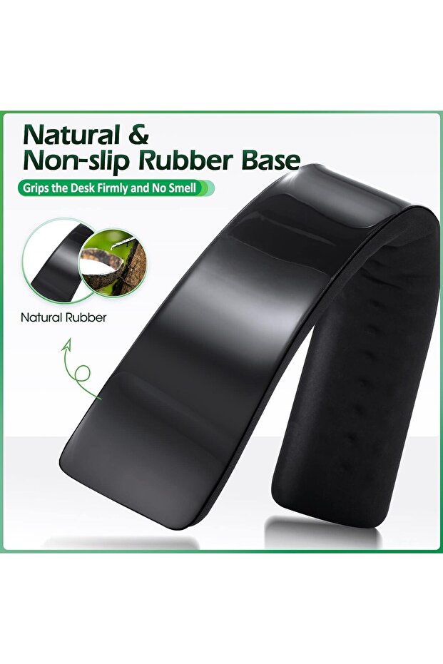 GARLUGAVA Memory Foam Keyboard Wrist Rest with Massage Dots, Non-Slip Base - 6