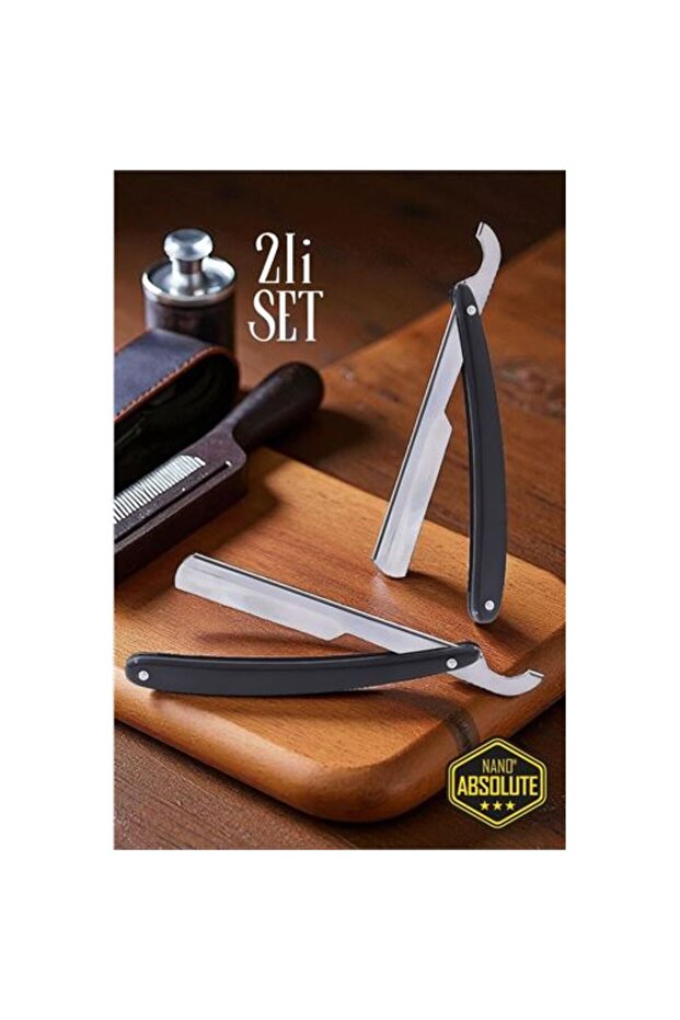 Modacar Berber Usturası - 2 adet Türk Tipi Berber Tıraş Usturası - 1