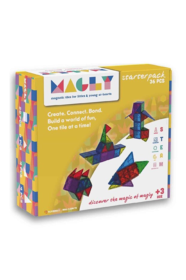 Manyetik Yapı Blokları 36 Parça - 4
