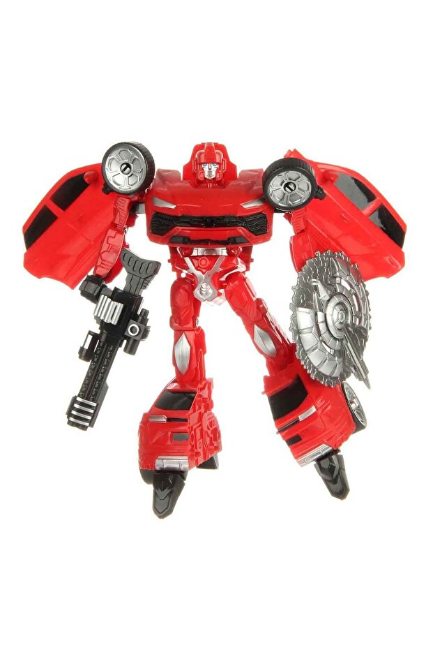 2in1 Warrior Arabaya Dönüşebilen Robot - Fast Flame - Kırmızı - 2