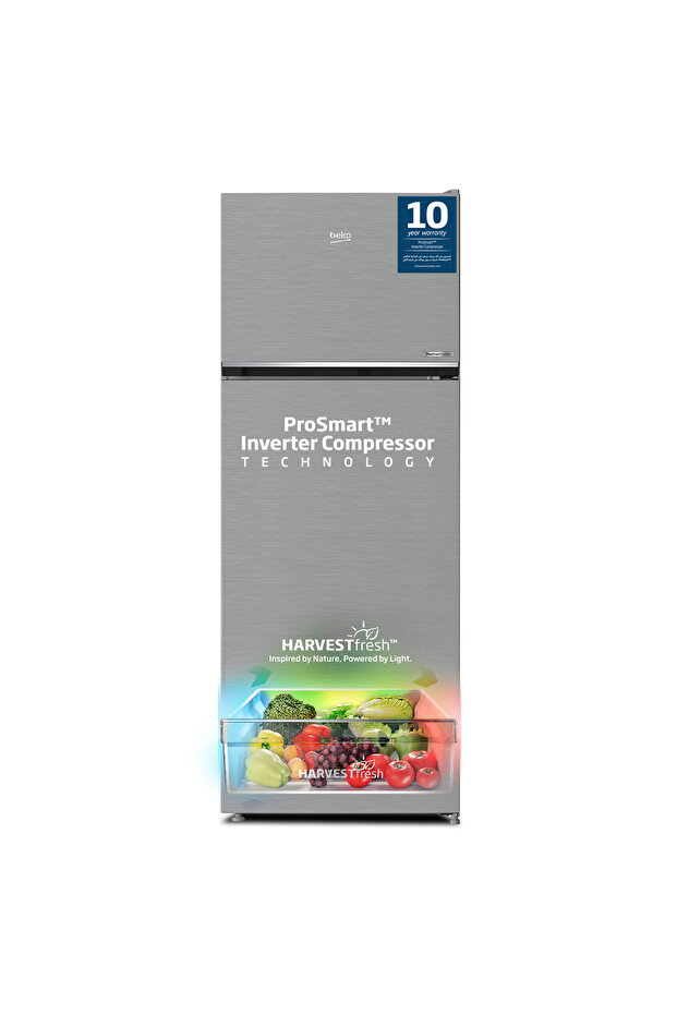 Refrigerator 455L Gross(406L Net) Capacity, Neo Frost Dual Cooling, Low Noise, RDNG455S(Silver)