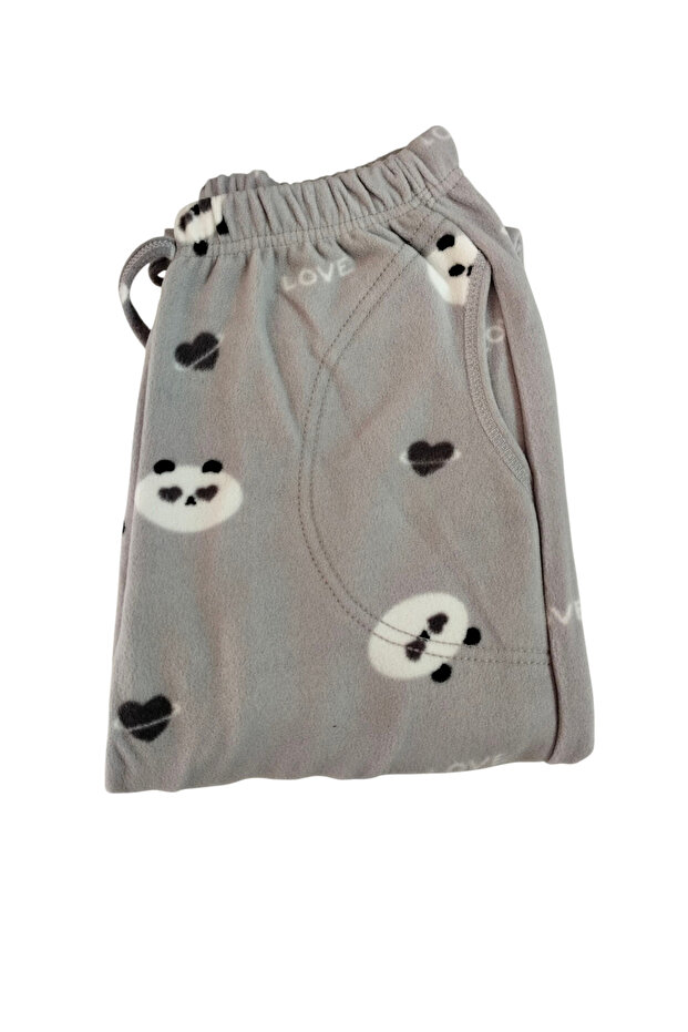 Lacivert Tekstil Polarlı Tek Alt - 1