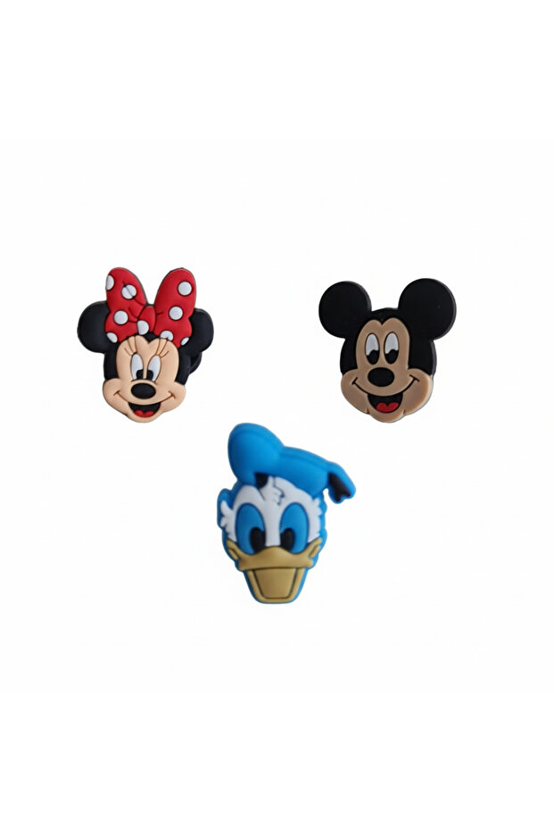 Pin Badge Set, 3 Pieces, Silicone Plastic Brooches 9