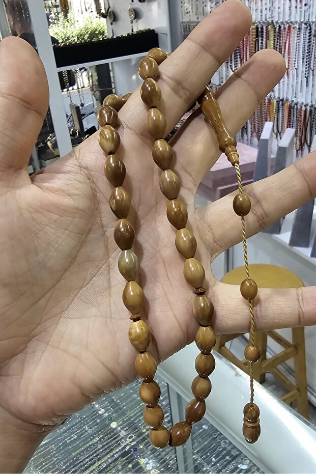 سبحة كوكا الأصلية من حجر البيزي المقطوع
