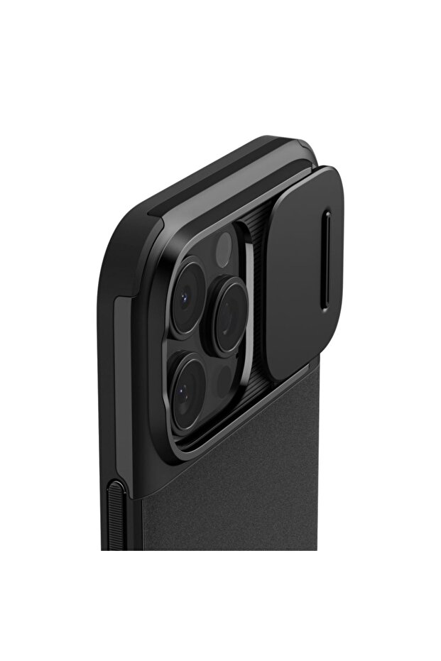 Case for IPhone 16 Pro, Optik Armor - Black - 4