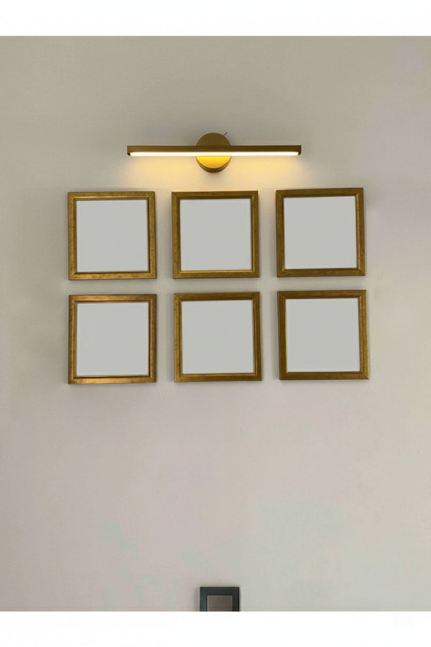 Decorative Gold Frame Set – 20X20 cm Square Wall Decor and Photo Frame