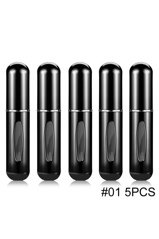 104-01X5 1/5/10PCS 5ml Portable Perfume Atomizer Mini Perfume Bottle Sample Spray Bottling Dispenser