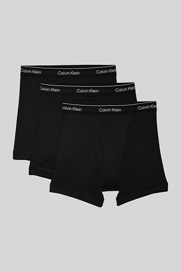 Erkek 3lü Boxer Siyah