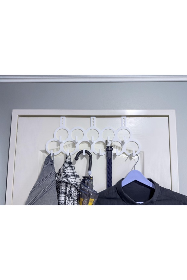 11-Piece Multi-Purpose Behind-The-Door Hanger