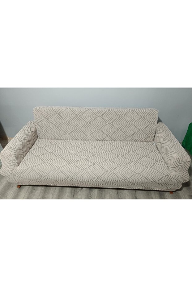 tek adet kaliteli 3lü JAKAR koltuk örtüsü çekyat kılıfı esnek yıkanabilir lastikli kanepe örtüsü - 2