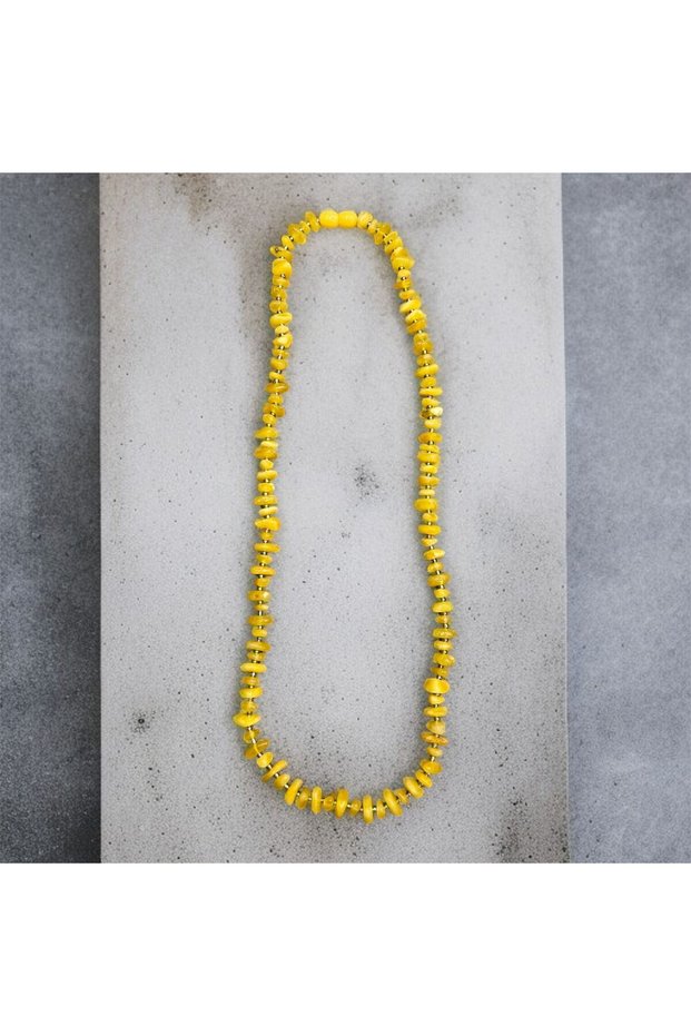 Aurastone Amber Natural 60 cm Necklace