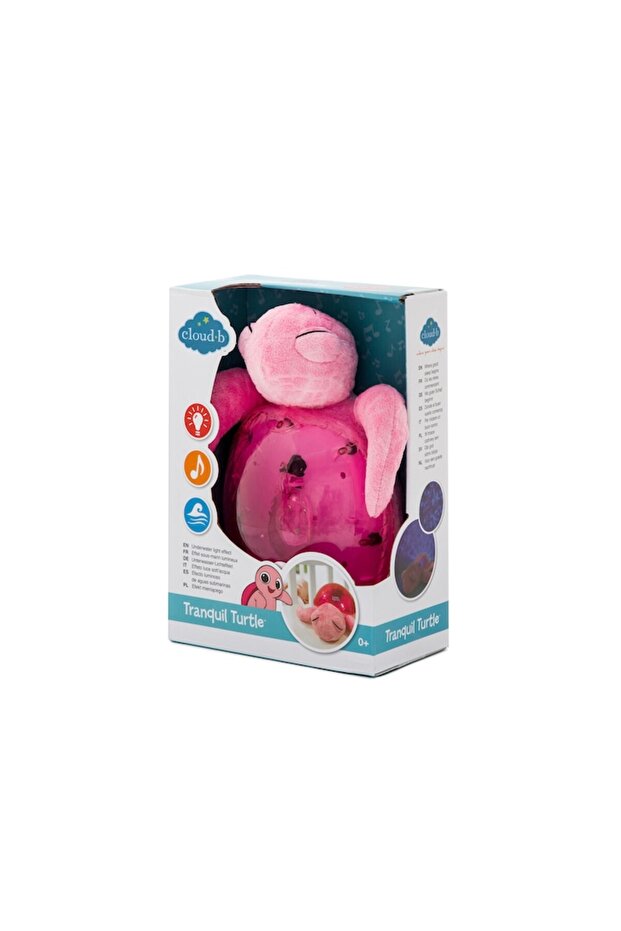 Night light with projector, Cloud B, Tranquil Turtle, Pink - 2