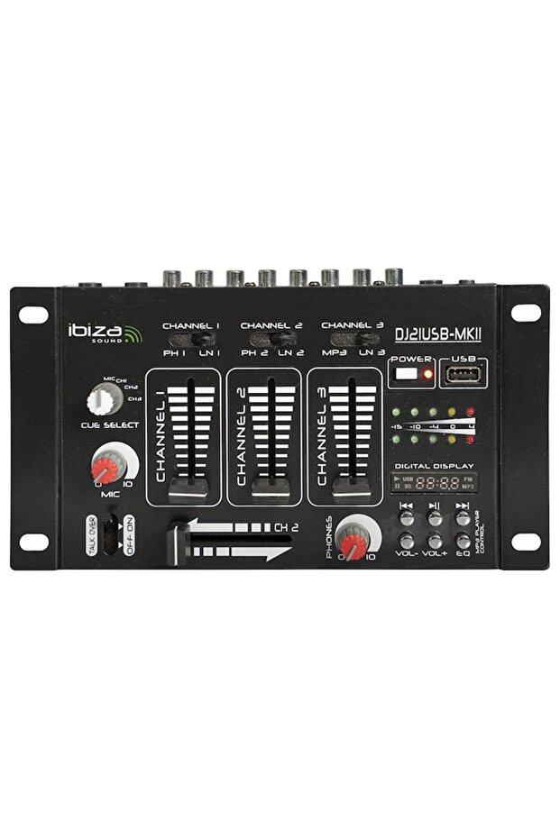 USB Mixer with Digital LED Display - 2