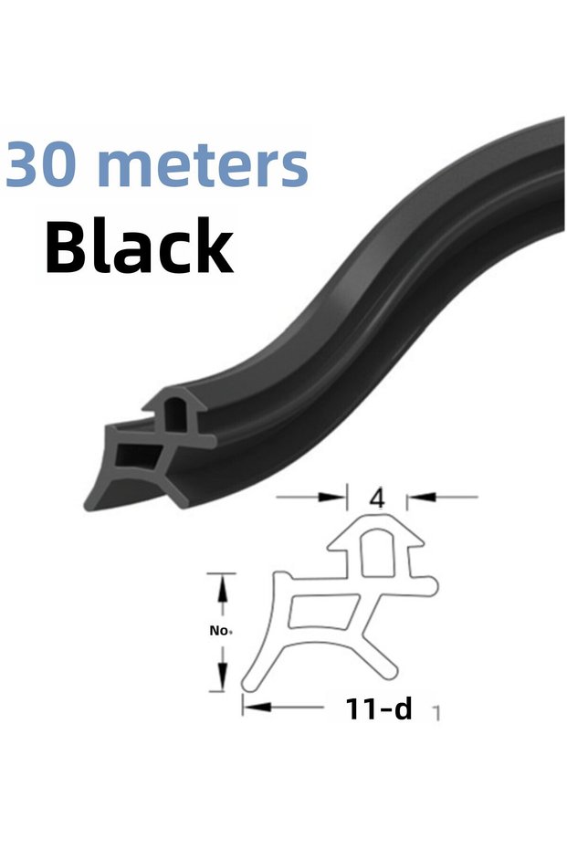 Pen Door Window Seal Case Sash Wick 30 Meters Black Standard Pimapen, Fıratpen, Egepen, Winsa