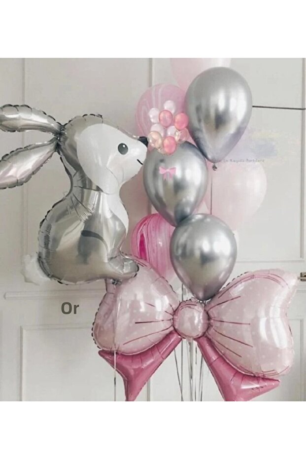 RABBIT GIRL BALLON HARNESS BIRTHDAY DECORATION BIRTHDAY PARTY SET