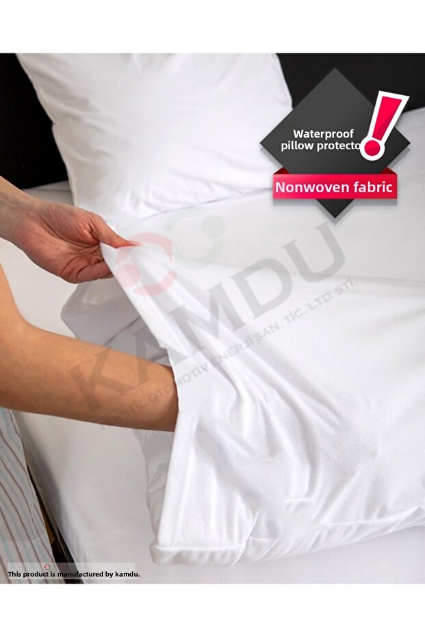 10 Pcs Nonwoven Pillowcases - 50X70 Liquid Proof Breathable Pillow Mattresses