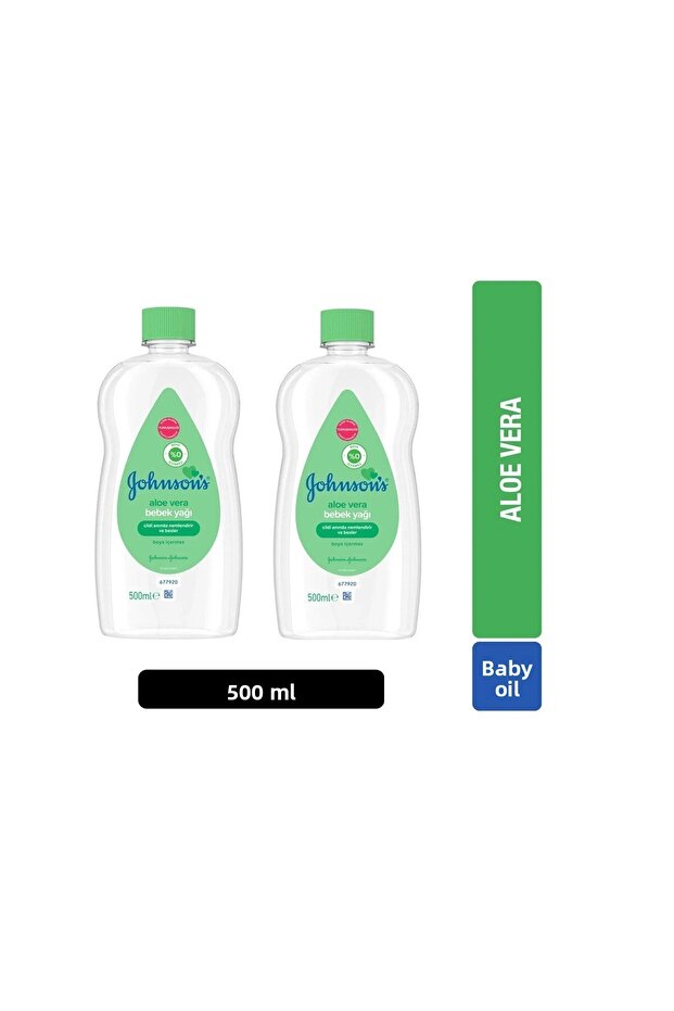 Aloevera Baby Oil 500 ml x 2 Pieces