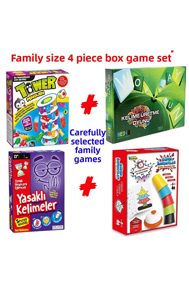 الكلمات المحرمة MAXI-PENGUIN TOWER-WORD GAME-SUPER CUPS