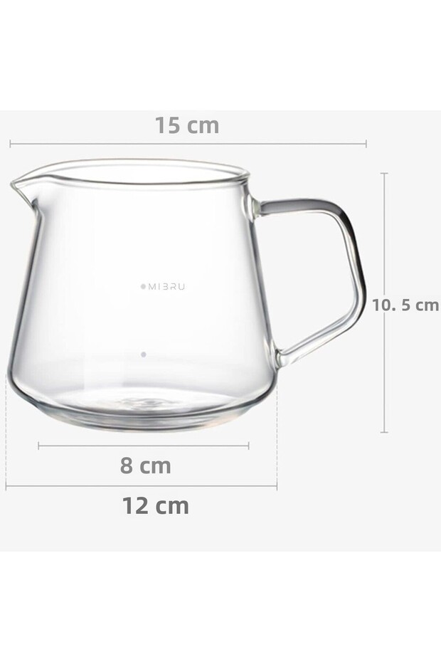 إبريق تقديم فنجان القهوة 650 مل - 6